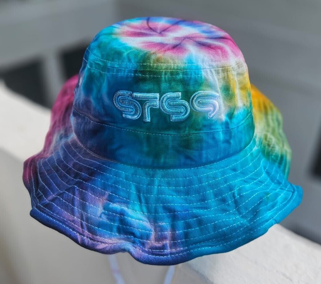 Voyage STS9 Hand dyed Bucket Hat 3D embroidery.