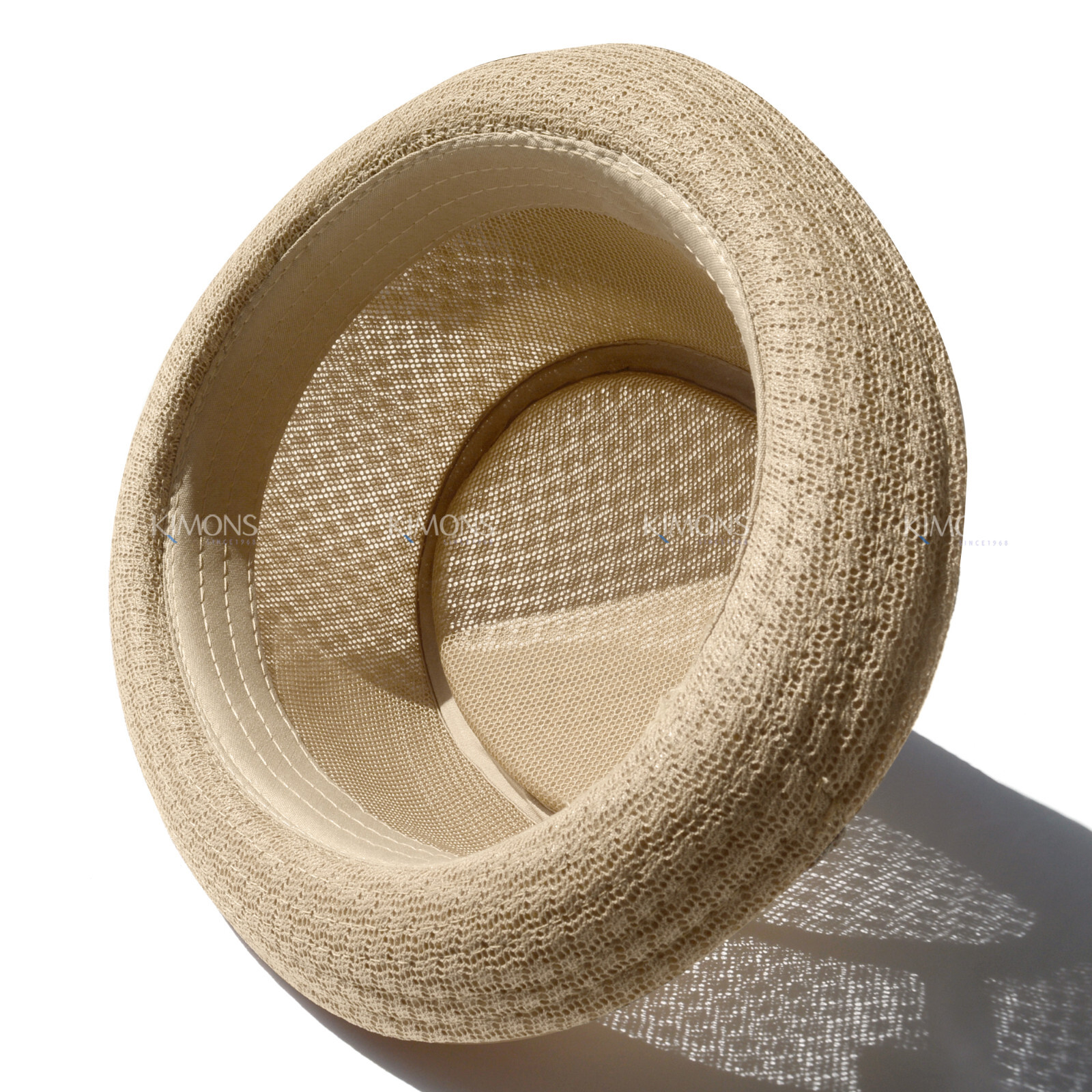 Light Weight Mesh Fedora hat Porkpie Summer Classic Trilby Cuban Beach Sun Cap
