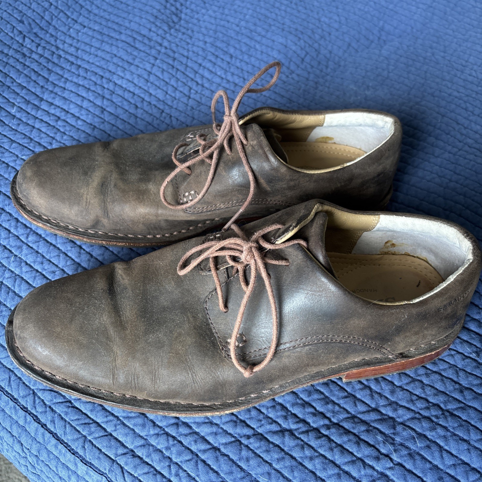 Sebago Salem Men’s Oxford Dress Shoe, Men’s Size 9.5, Dark Brown