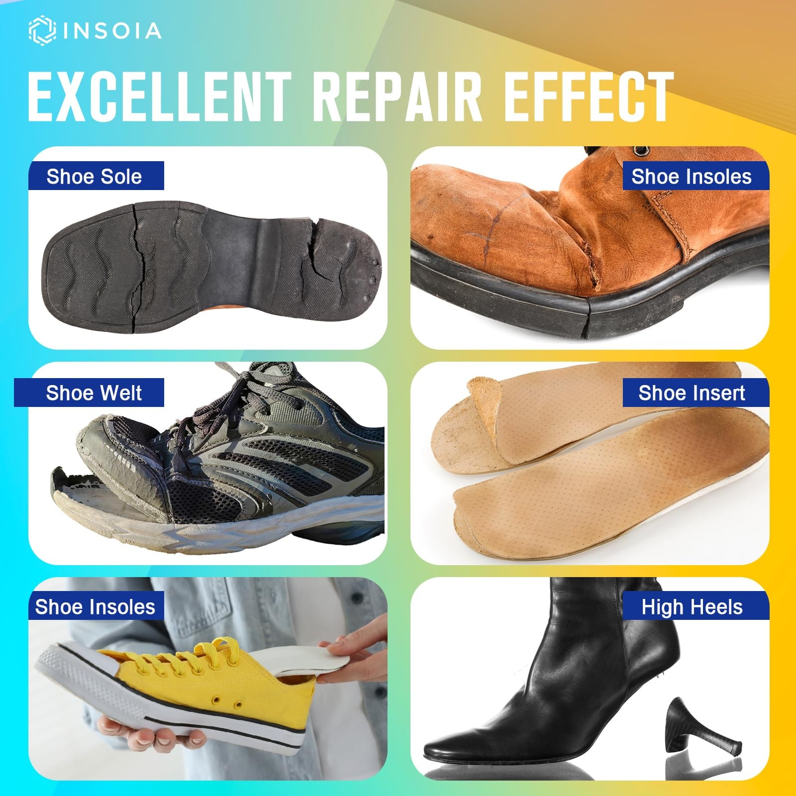 Shoe Glue Sole Repair Kit, 15ML x2 Heavy Duty 15ml x 2, 2 x 15 ML / 0.5 oz