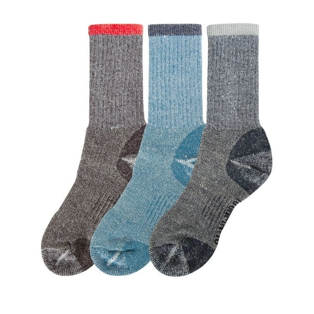 Omniwool 3-Pack Wool Tech Hiking Sock Size Large Color Pack