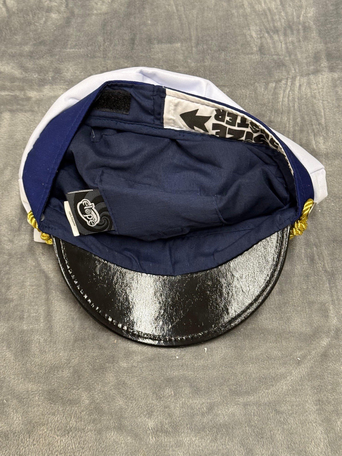 Captains Hat White Yachting Hat Snapback Costume Brand Is Elope