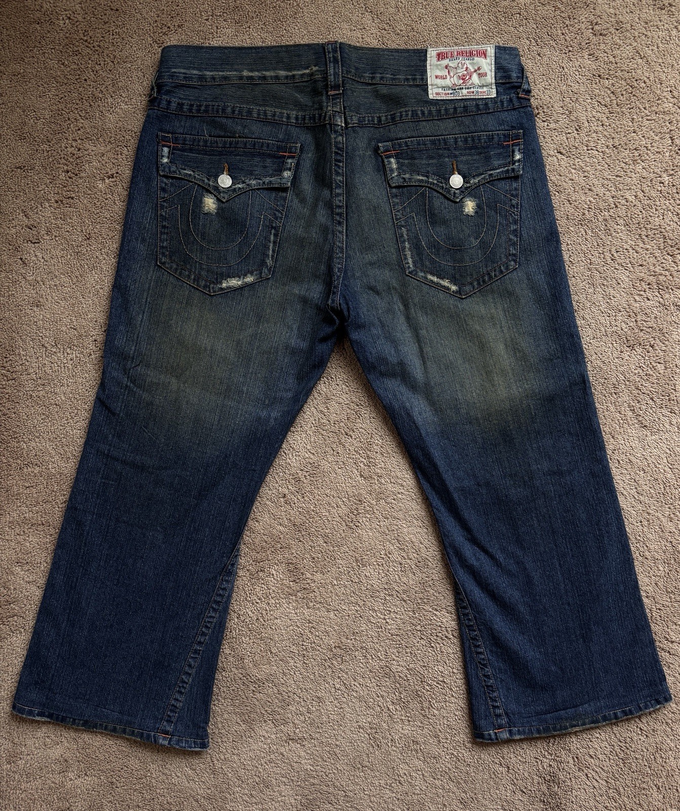 True Religion Men’s Ricky Blue Jeans