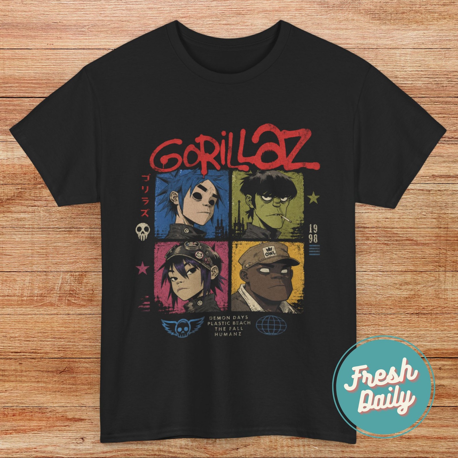 RARE Gorillaz VARIANT Unisex T Shirt