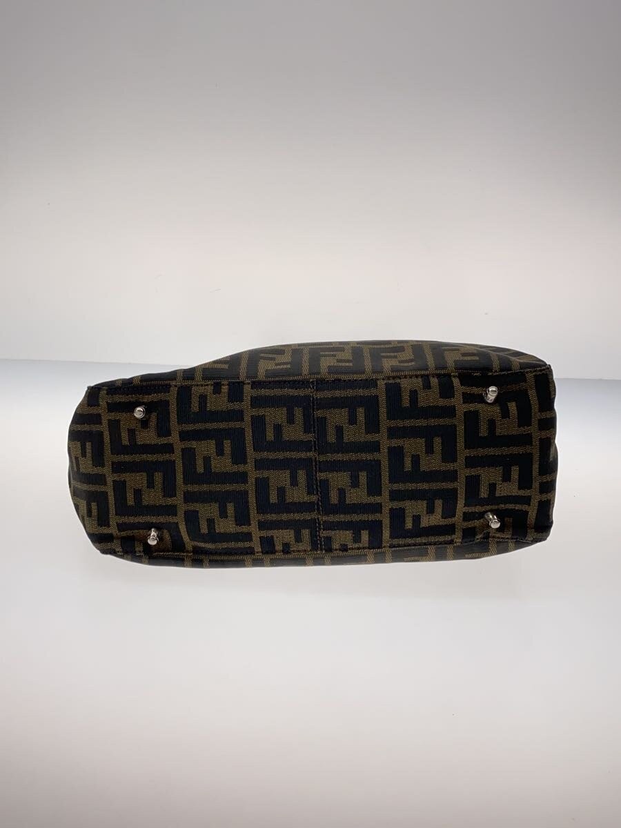 FENDI Handbag Canvas BRW All over pattern