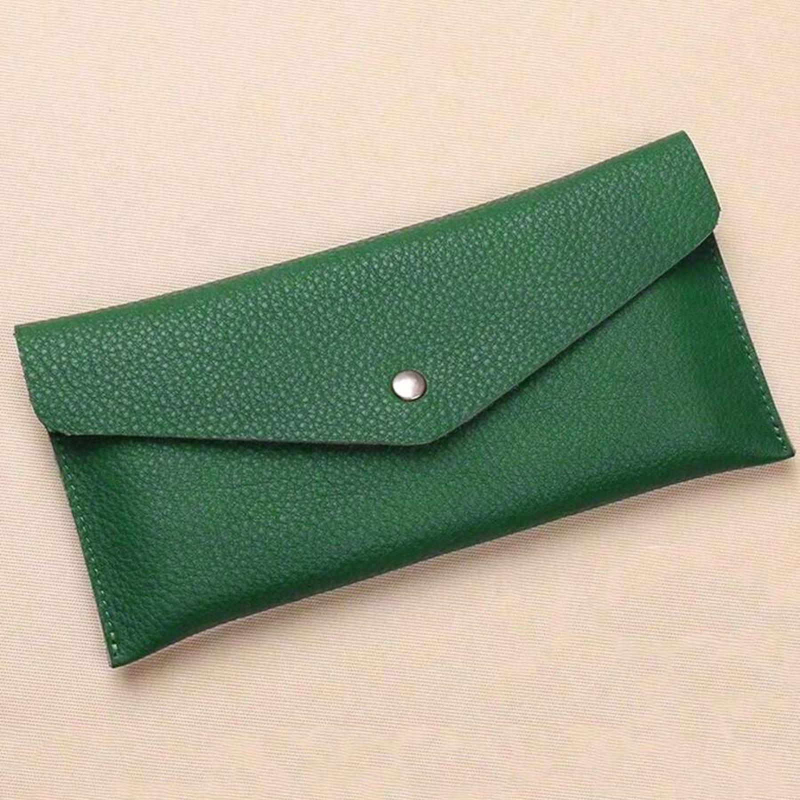 Cash Envelope Wallet PU Leather Pouch Money Organizer Storage Bag Women Moneybag