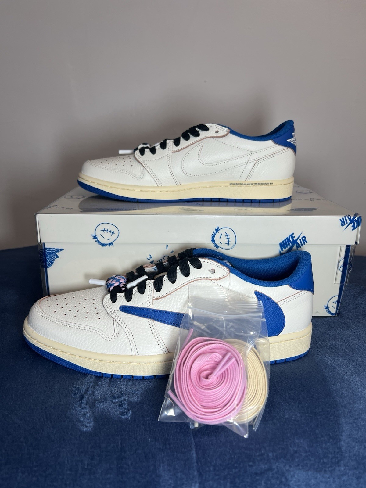 Nike Air Jordan 1 Low Travis Scott Cactus Jack Fragment DM7866 Men’s Size 9.5