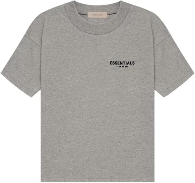 NWT FEAR OF GOD ESSENTIALS T-SHIRT SS22 “Dark Oatmeal” AUTHENTIC (SIZE XXS-XXL)