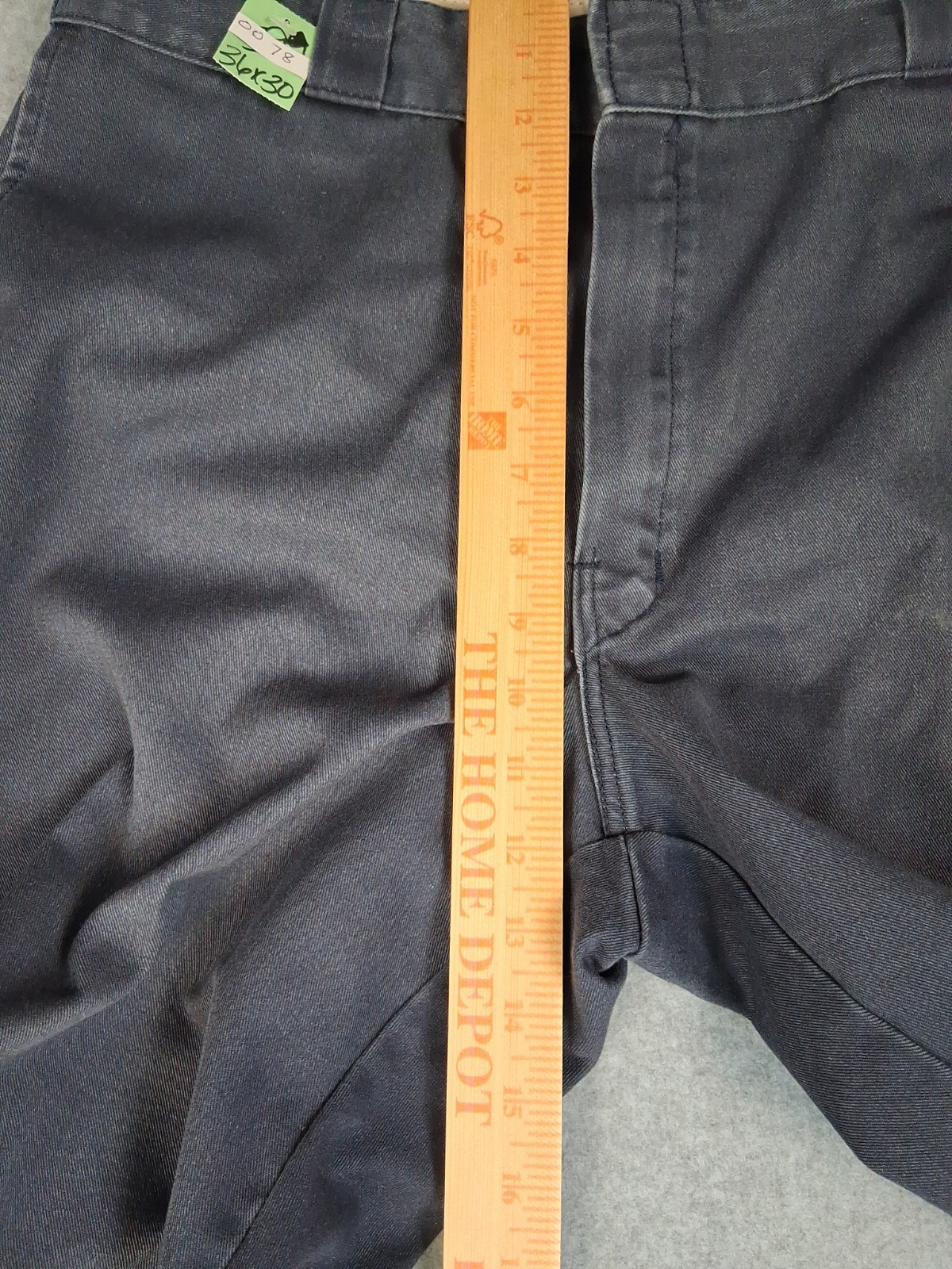 Dickies 874 Workwear Pants Mens 36×30 Navy Blue Original Fit Flex Straight Leg