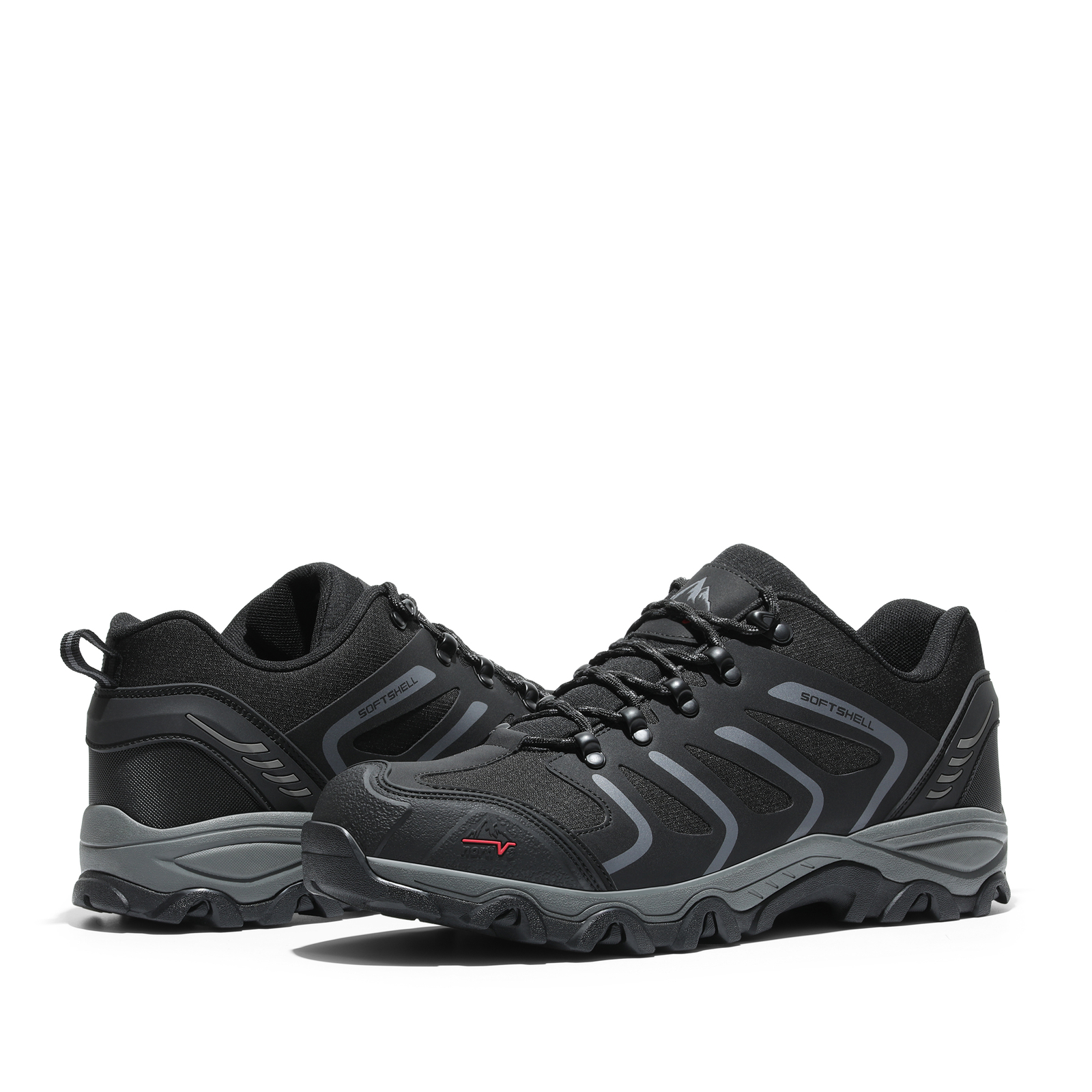 NORTIV8 Men WIDE SIZE Hiking Shoes Low Top Waterproof Trekking Trails Work Shoes