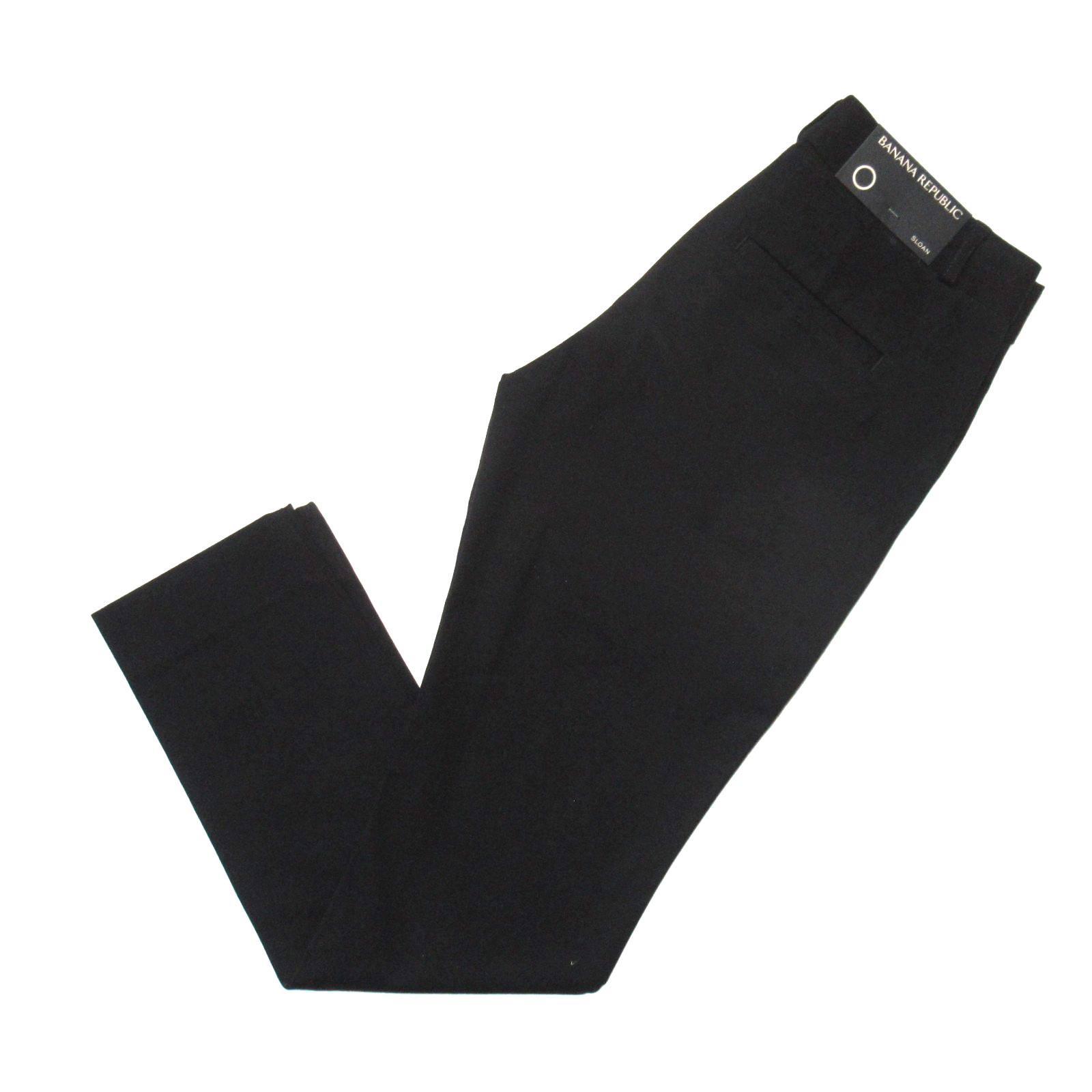 NWT Banana Republic Sloan Fit Skinny in Black Bi-Stretch Slim Ankle Pants 0