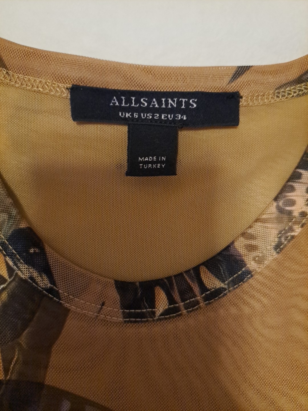 ALLSAINTS Ellie Diana Top Sz 2 Excellent Condition Returns Accepted