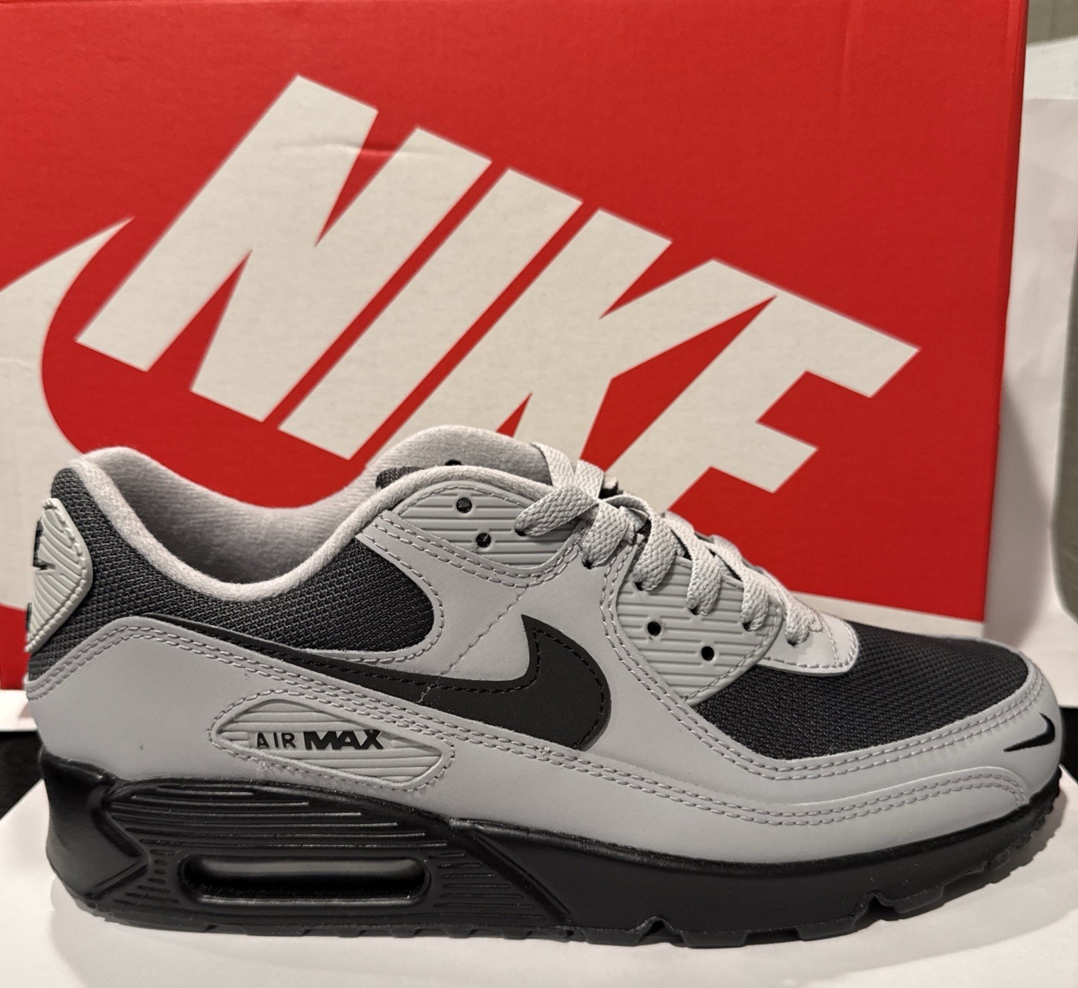 Nike Air Max 90 Men’s Size 9-*Right Shoe Only* LT Smoke Grey/Black-Anthracite