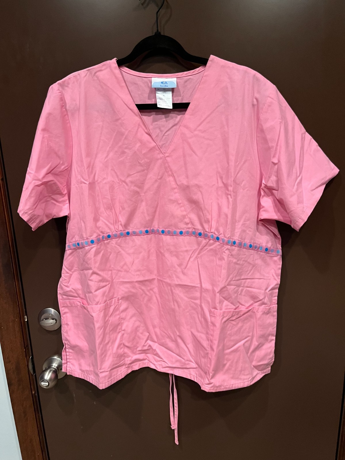 SB Scrubs Women’s XL Pink Short Sleeve