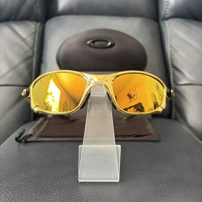 Oakley X-Metal Juliet 1.0 Sunglasses Brand New Gold Frame Gold Iridium Lenses