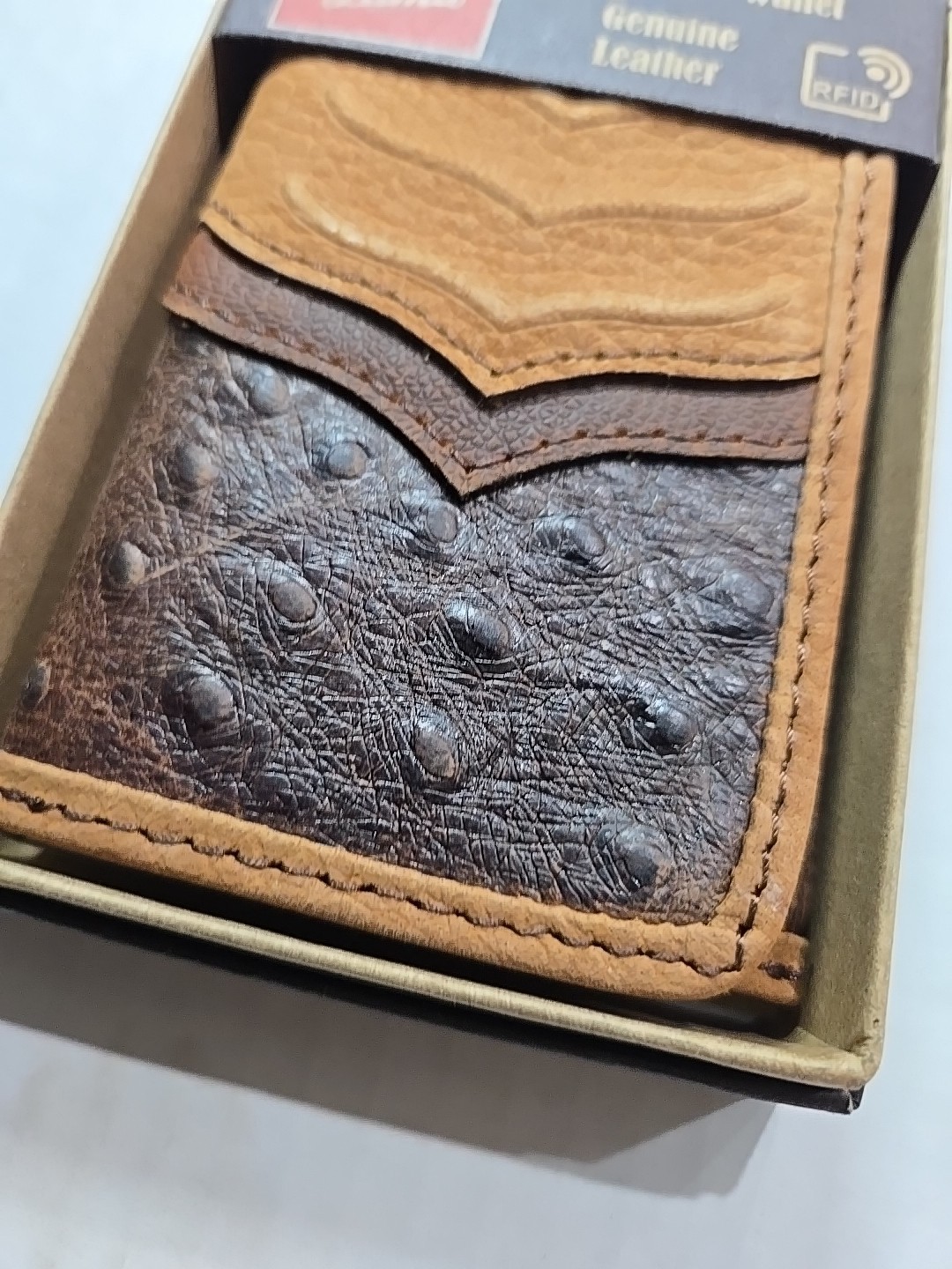 Tony Lama Men’s Bi-fold RFID Wallet, New In Box