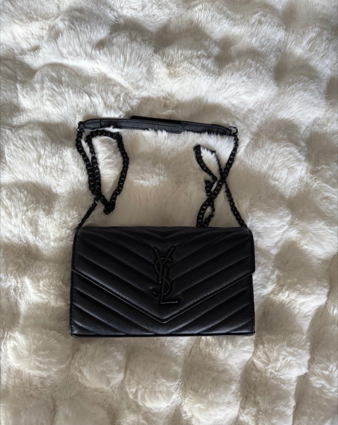 Saint Laurent Black ysl wallet/clutch/ crossbody