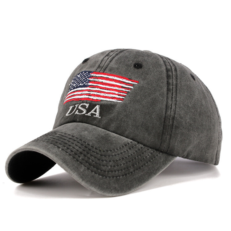 American US Flag Embroidered Low Profile USA Baseball Cap Adjustable Hat 2024 US