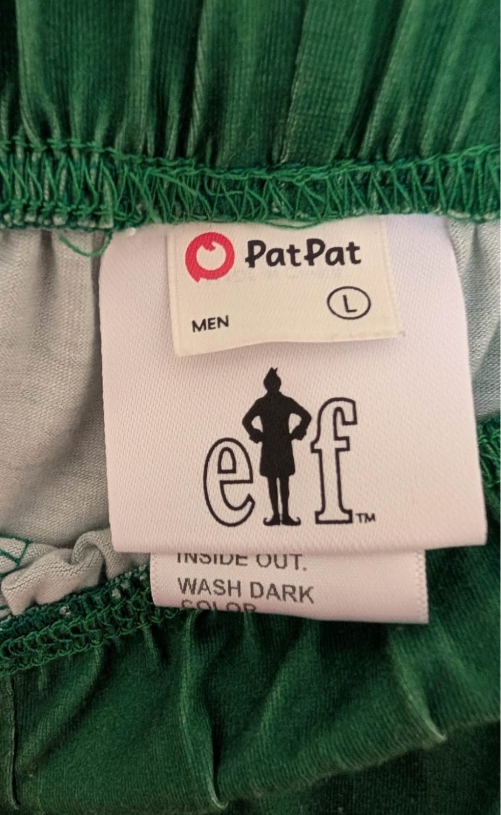 Buddy The Elf Size Large Costume Halloween/Christmas Will Ferrell Comedy Pat Pat