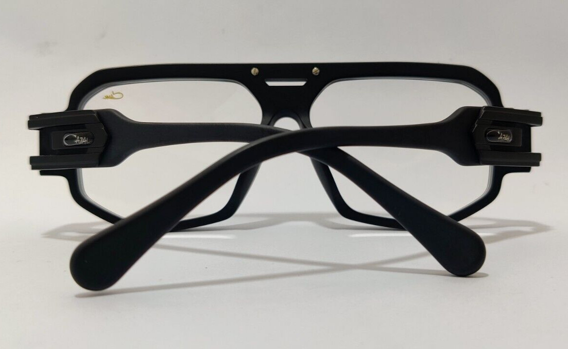 CAZAL Eyeglasses Full Black Frame Clear Lens Men’s Women’s Eyewear
