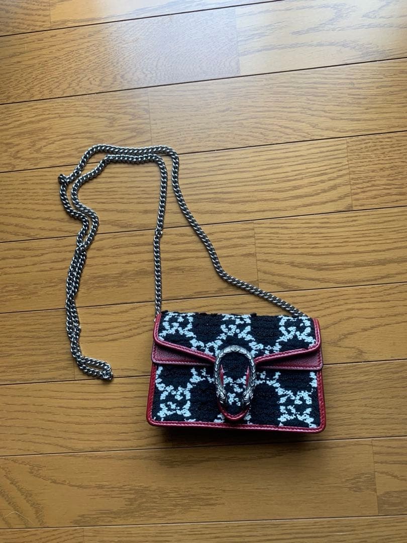 Gucci Dionysus tweed shoulder bag Gift Present 0611b