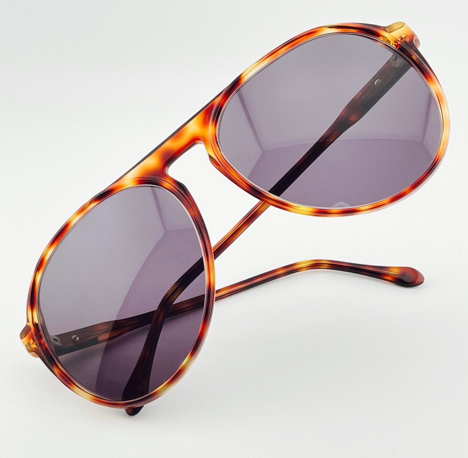 CAZAL 617 col 133 mocha amber sunglasses W. Germany LARGE new lenses, case