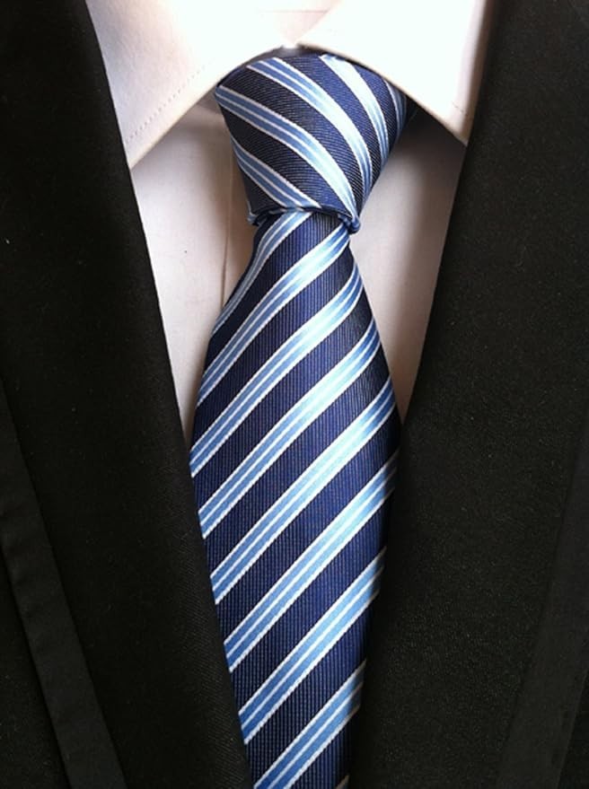 6PCS Men’s Silk Ties – Classic Woven Jacquard Necktie Set for Business