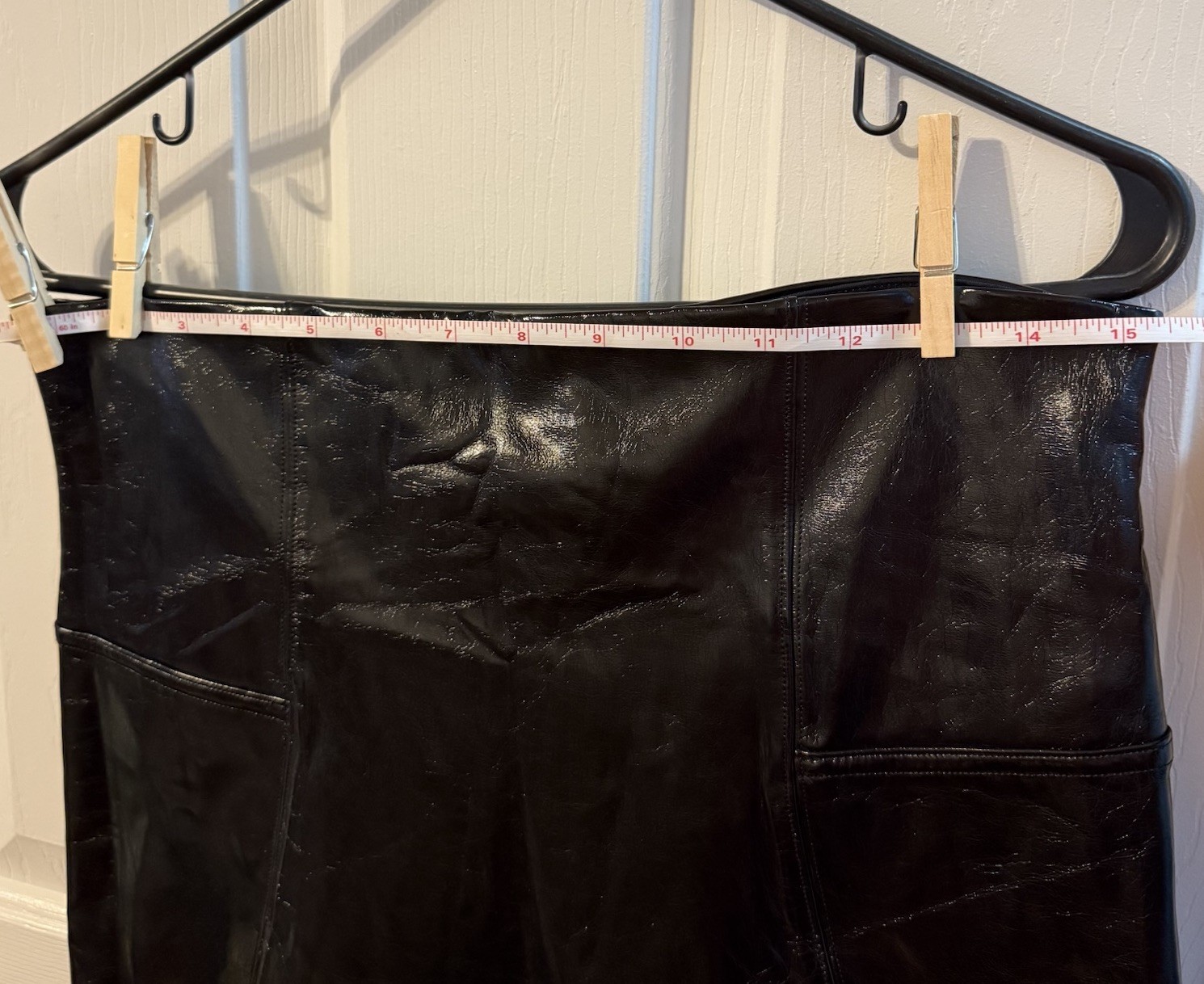 Spanx Black Faux Leather Leggings – Women’s XL – EUC Fast Shipping
