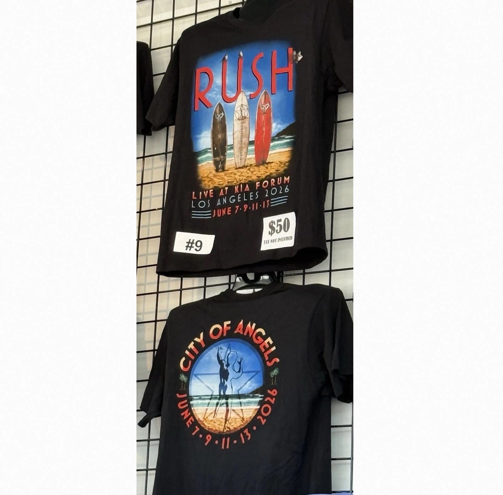 RUSH Fifty Something Tour 2026 Los Angeles Forum June 7 T-Shirt S-5XL