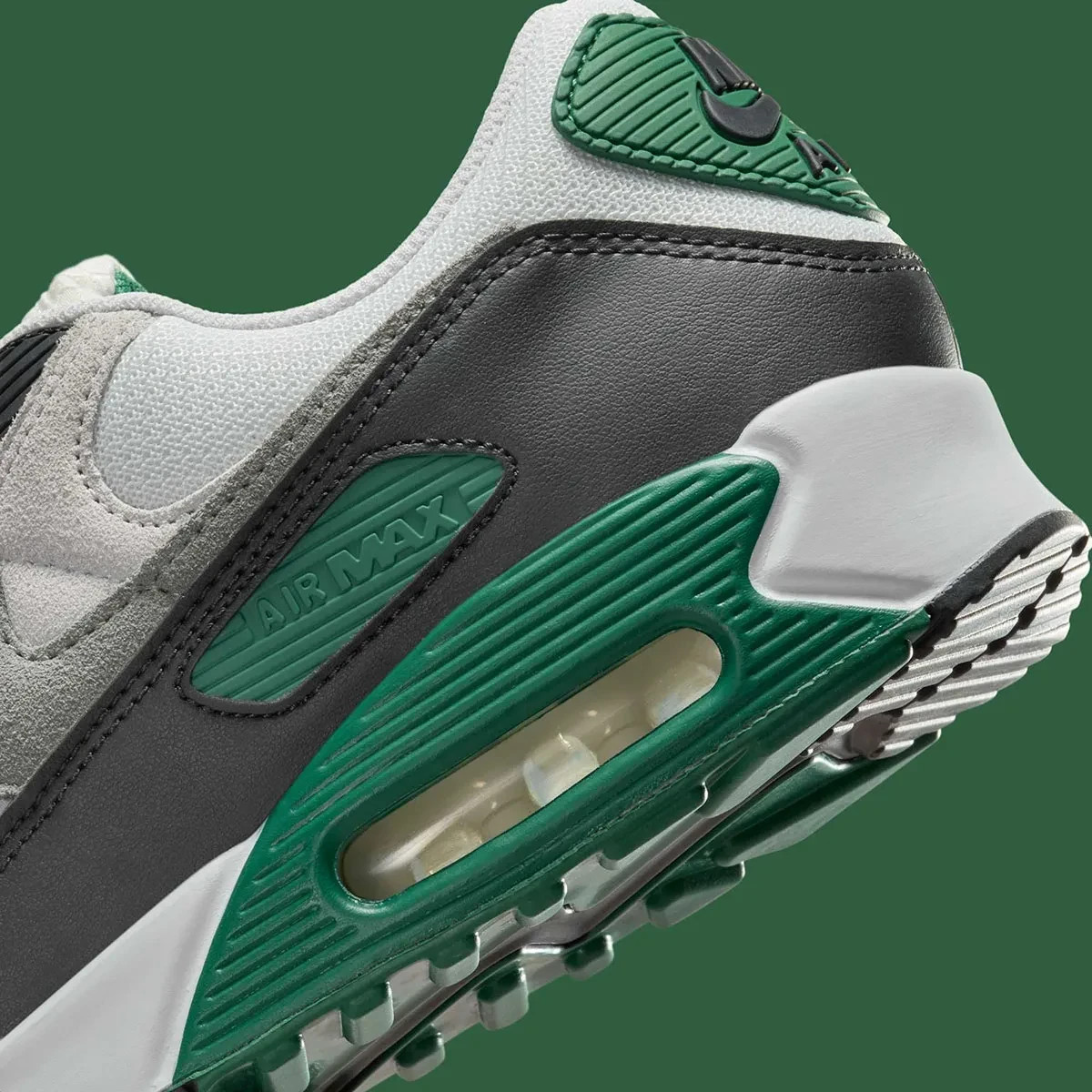 Nike Air Max 90 Shoes White Evergreen Smoke Gray DM0029-116 Mens Multi Size NEW