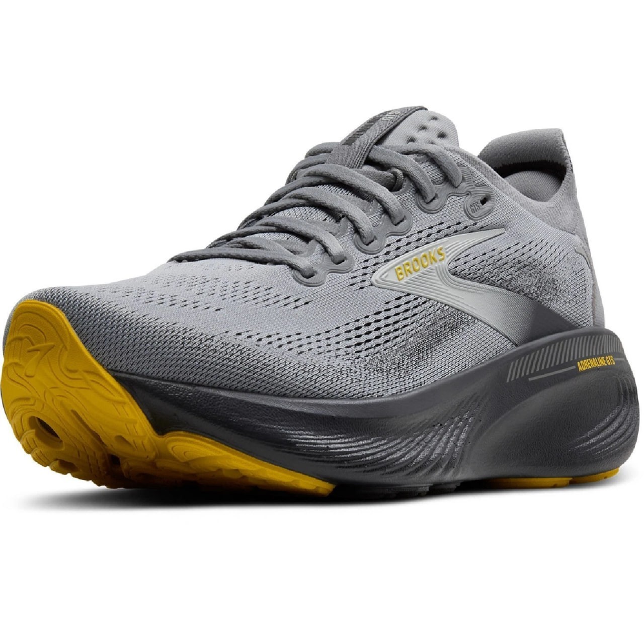 Brooks Men’s Adrenaline GTS 25 Road-Running Shoes Primer Grey/Ebony/Jasmin