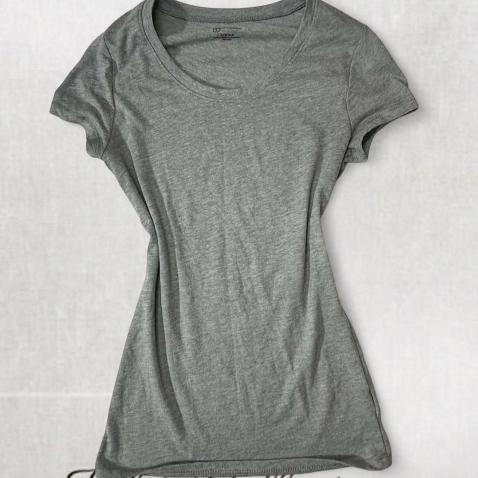 Y2K Style Preppy Gray Baby Casual Top