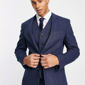 Dark Blue Men Suit