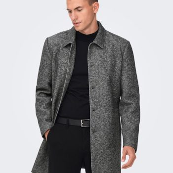 Grey Wool Coat